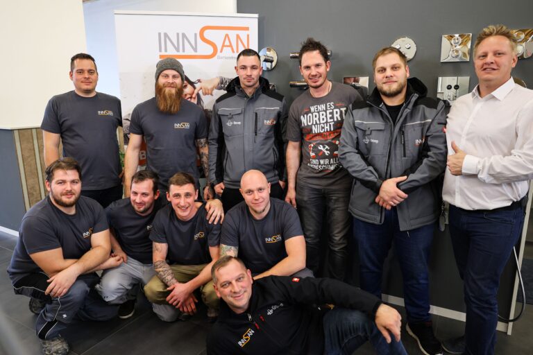 Das InnSAN Montageteam